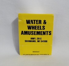 Vintage matchbook water for sale  Spindale