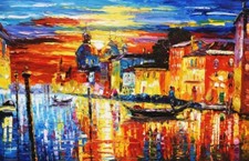 Venise rémanence 60x90cm d'occasion  Toulon-