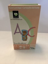 Cricut zooballoo cartridge for sale  Superior