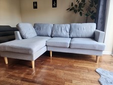 Grey corner sofa for sale  LOUGHTON