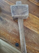 Antique wooden mallet for sale  LONDON