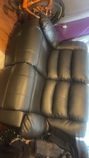 Real leather recliner for sale  NEWPORT