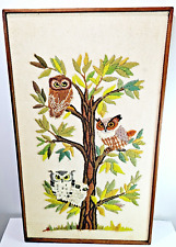 Vintage crewel embroidery for sale  Akron