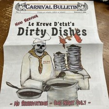 Mardi gras bulletin for sale  Metairie
