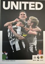 Programa de dia de jogo Newcastle United V Wolves 2024/25 Premier League comprar usado  Enviando para Brazil