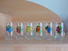 Ddr saftgläser früchte gebraucht kaufen  Lengenfeld
