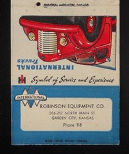 1940s IH Robinson Equipment Co. International Trucks Phone 118 Garden City KS MB comprar usado 1940s IH Robinson Equipment Co. International Trucks Phone 118 Garden City KS MB comprar usado  Enviando para Brazil
