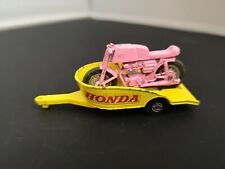 P24-MATCHBOX SUPERFAST MB38-A HONDA ROSA MOTOCICLETA E REBOQUE comprar usado  Enviando para Brazil