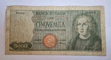 5.000 lire colombo usato  Vittoria