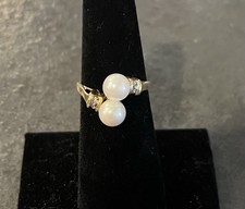5 pearl sz ring 10kt diamonds for sale 5 pearl sz ring 10kt diamonds for sale Douglassville