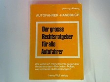 Grosse rechtsratgeber autofahr gebraucht kaufen  Untersiemau