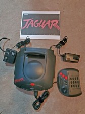 Console Atari Jaguar System, fonte de alimentação, jogo, cabo RF - JOGO BÔNUS FECHADO! comprar usado  Enviando para Brazil