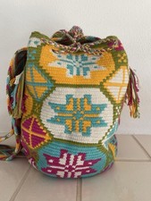 Original handgefertige Tasche, designed by Lombia Wayuu Bags aus Kolumbien, Top! comprar usado  Enviando para Brazil