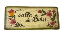 Hand painted wooden d'occasion  Expédié en Belgium