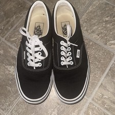 Tênis Vans autêntico clássico preto lona casual unissex sapatos 6.5 masculino 8 Wmn comprar usado  Enviando para Brazil