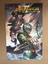 Capa variante Power Rangers TMNT II edição #5 assinada por Sajad Shah com certificado de autenticidade comprar usado Capa variante Power Rangers TMNT II edição #5 assinada por Sajad Shah com certificado de autenticidade comprar usado  Enviando para Brazil