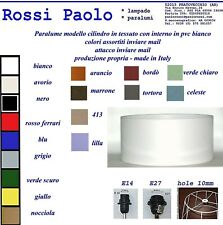 Paralume cilindro tessuto usato  Pratovecchio