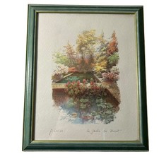 Vintage watercolour print for sale  BIGGLESWADE