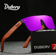 Usado, Óculos de sol quadrado polarizado madeira masculino feminino DUBERY óculos de madeira UV400 comprar usado  Enviando para Brazil
