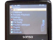 SanDisk Sansa Fuze 4GB Rockbox FM/MP3 Player Instalado Dual Boot Cor Escolha comprar usado  Enviando para Brazil