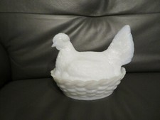 Antique opaline chicken d'occasion  Expédié en Belgium