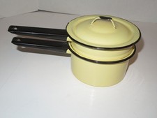 vintage enamelware double boiler for sale  York