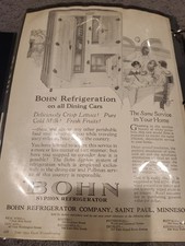 Vintage 1924 BOHN Syphon Geladeira Eletrodoméstico Trem Jantar CSR 1920 Impressão Anúncio comprar usado Vintage 1924 BOHN Syphon Geladeira Eletrodoméstico Trem Jantar CSR 1920 Impressão Anúncio comprar usado  Enviando para Brazil