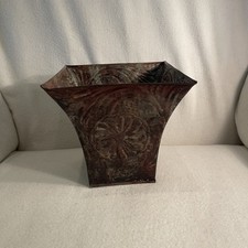 Flared metal planter for sale  Houston