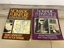 Nomadic Furniture 1 & 2 Book Lot Set Hennessey & Papanek Homemade Furniture DIY segunda mano  Embacar hacia Mexico