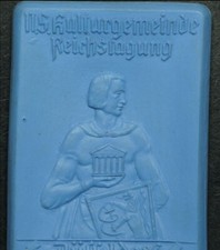 Düsseldorf porzellan plakette gebraucht kaufen  Großröhrsdorf