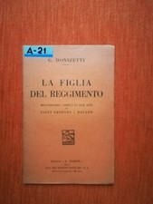 Libretto opera figlia usato  Firenze