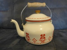 Ancienne théière émaillée d'occasion  La Verrie