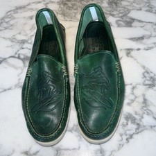 Yuketen leather green for sale  LONDON