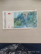 Billet échantillon 500 d'occasion  Chelles