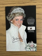 Cabelo princesa Diana fio bacon e peça de bolo de casamento real relíquia exibição real comprar usado  Enviando para Brazil