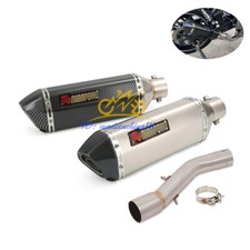 Deslizamento para Suzuki GSX250 GSX250R 2016-2024 ponta de silenciador de tubo de escape elo médio 370mm comprar usado  Enviando para Brazil