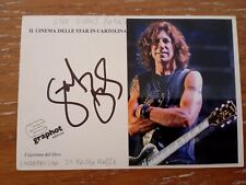 Stef burns autografo usato  Genova