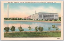 Washington linen postcard d'occasion  Expédié en Belgium