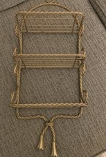 Wall shelf gold for sale  Wagoner