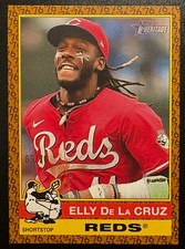 2025 Topps Heritage Cor do Ano SP /76 Elly De La Cruz #263 - Vermelhos  comprar usado  Enviando para Brazil