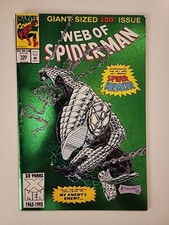 Web Of Spider Man #100-1993 capa folha verde alta qualidade 1ª armadura. D67 comprar usado  Enviando para Brazil