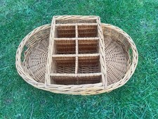 Rustic woven wicker for sale  LONDON