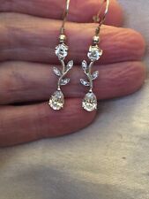 Qvc diamonique earrings for sale  LEEDS