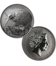 Silbermünze kiwi black gebraucht kaufen  Schweinfurt