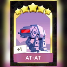 1 x Adesivo Dourado AT-AT ( ⭐ ⭐⭐⭐⭐⭐) (Adesivo Golden Blitz Mono_poly_ Go adesivos) comprar usado  Enviando para Brazil