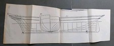 Bauplan Spantenriß Nr.4 Segelschiff  2 Master Gebraucht, usado comprar usado  Enviando para Brazil