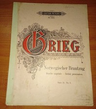 Grieg norwegischer brautzug. usato Grieg norwegischer brautzug. usato  Novellara