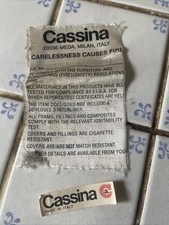 Original cassina sticker for sale  SPALDING