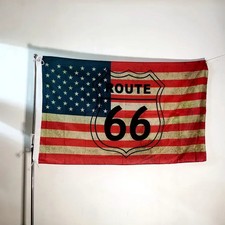 Bandeira de poliéster vintage Route 66 3x5 pés EUA decoração de parede de carro homem caverna garagem comprar usado Bandeira de poliéster vintage Route 66 3x5 pés EUA decoração de parede de carro homem caverna garagem comprar usado  Enviando para Brazil