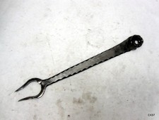Garfo para churrasco forjado à mão 14" 2 pinos comprar usado  Enviando para Brazil